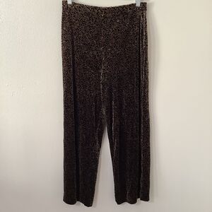 Vintage Whimsigoth Fairycore Boho Fairy Grunge Hippie Velvet Wide Leg Pants S